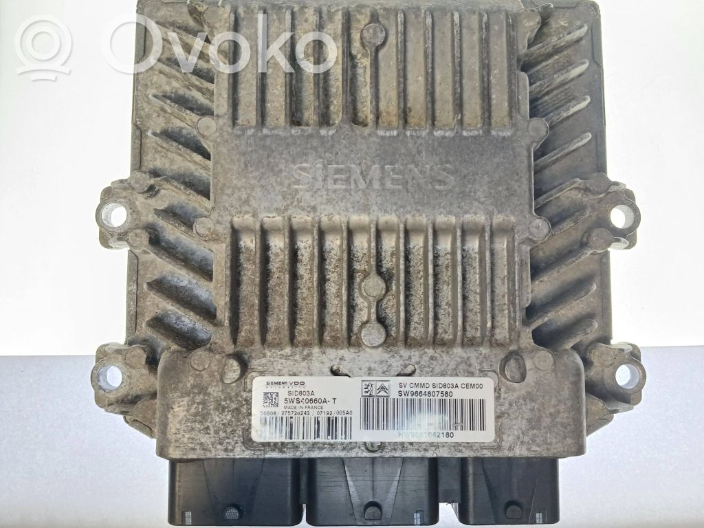 Peugeot 807 Engine control unit/module 