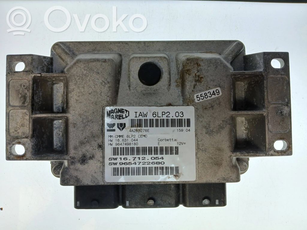 Peugeot 206 Engine control unit/module 