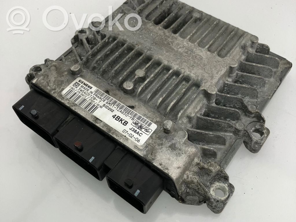 Engine control unit/module   6M5112A650YB,5WS40512BT,4BKB