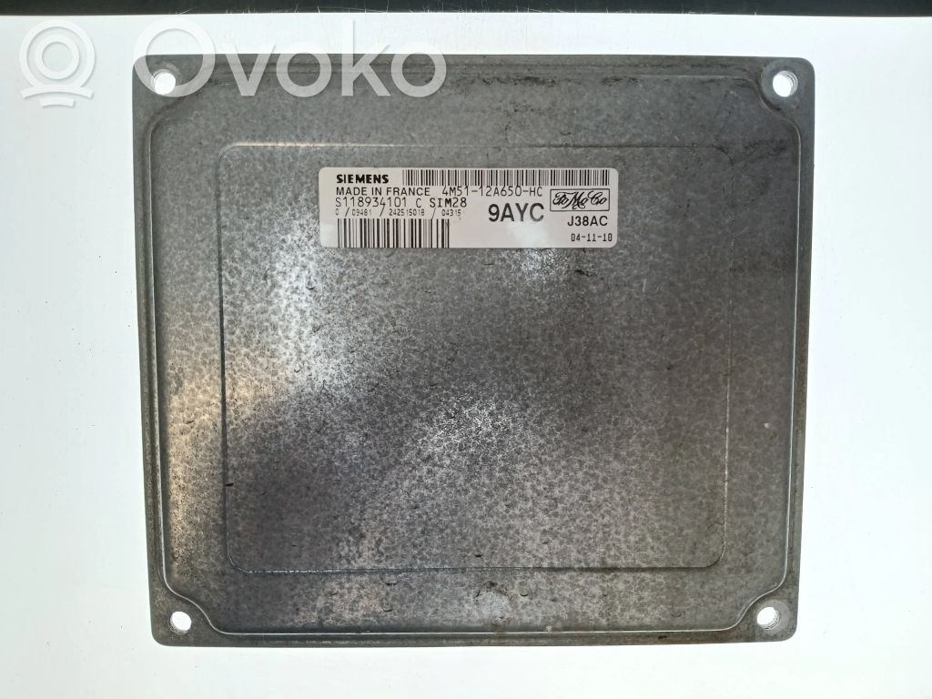 Ford Focus C-MAX Engine control unit/module 