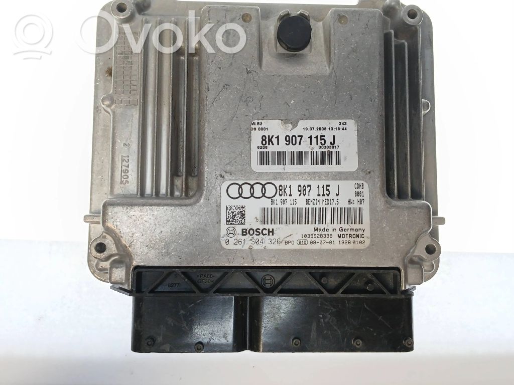 Audi A4 S4 B8 8K Engine control unit/module 