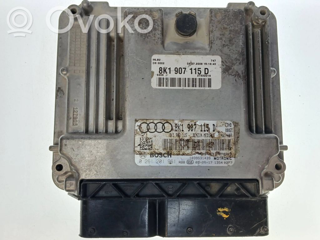 Audi A4 S4 B8 8K Engine control unit/module 