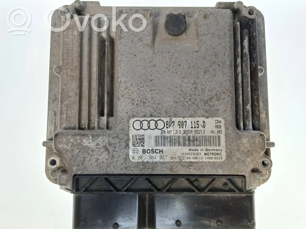 Audi A3 S3 A3 Sportback 8P Engine control unit/module 