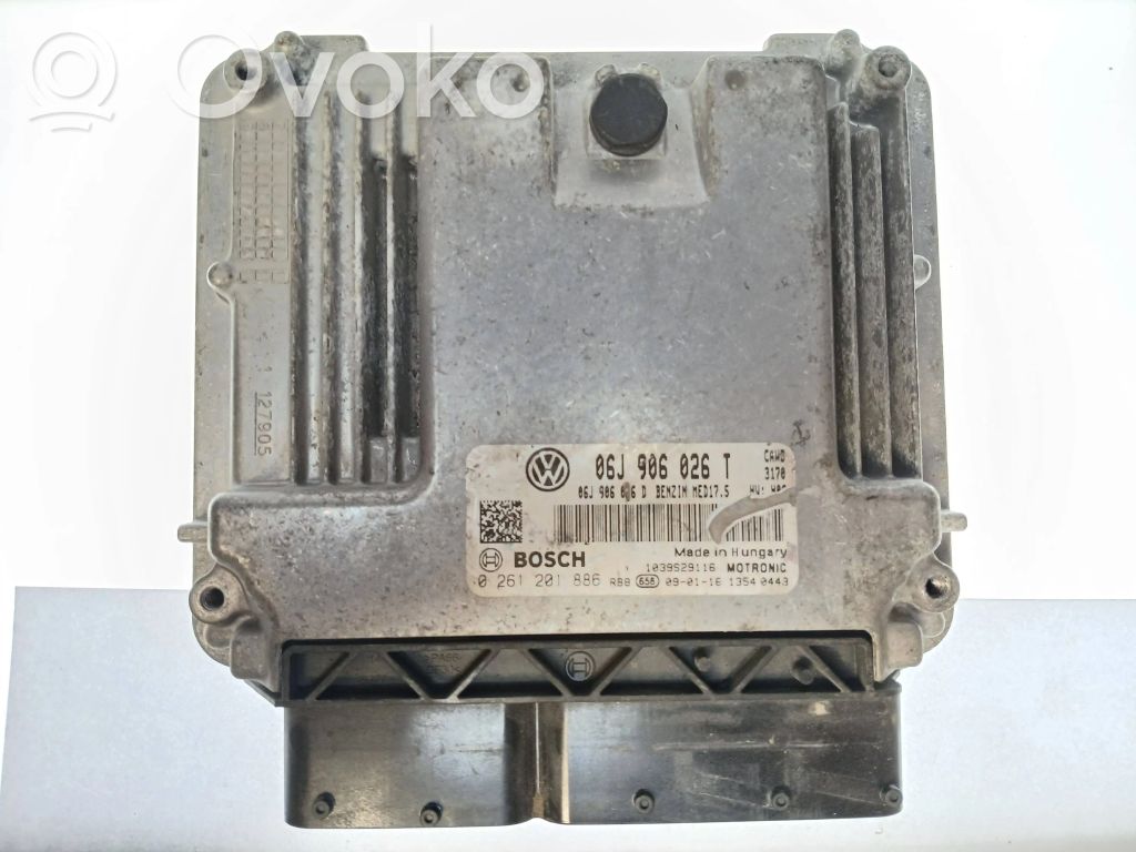 Engine control unit/module   06J906026T,06J906026D,0261201886