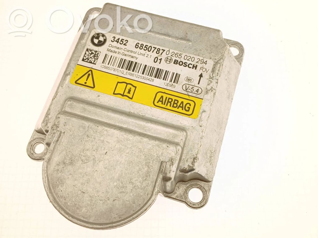 BMW 6 F12 F13 Airbag control unit/module 