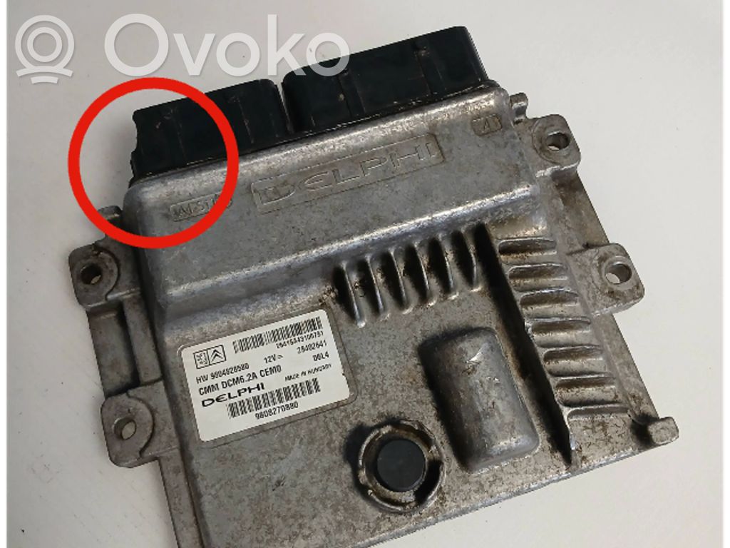 Engine control unit/module   9808270880,9804828580,28402641