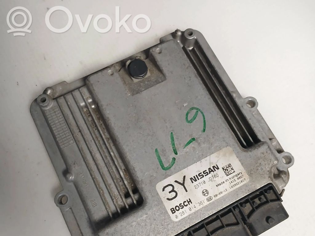 Nissan Qashqai Engine control unit/module 