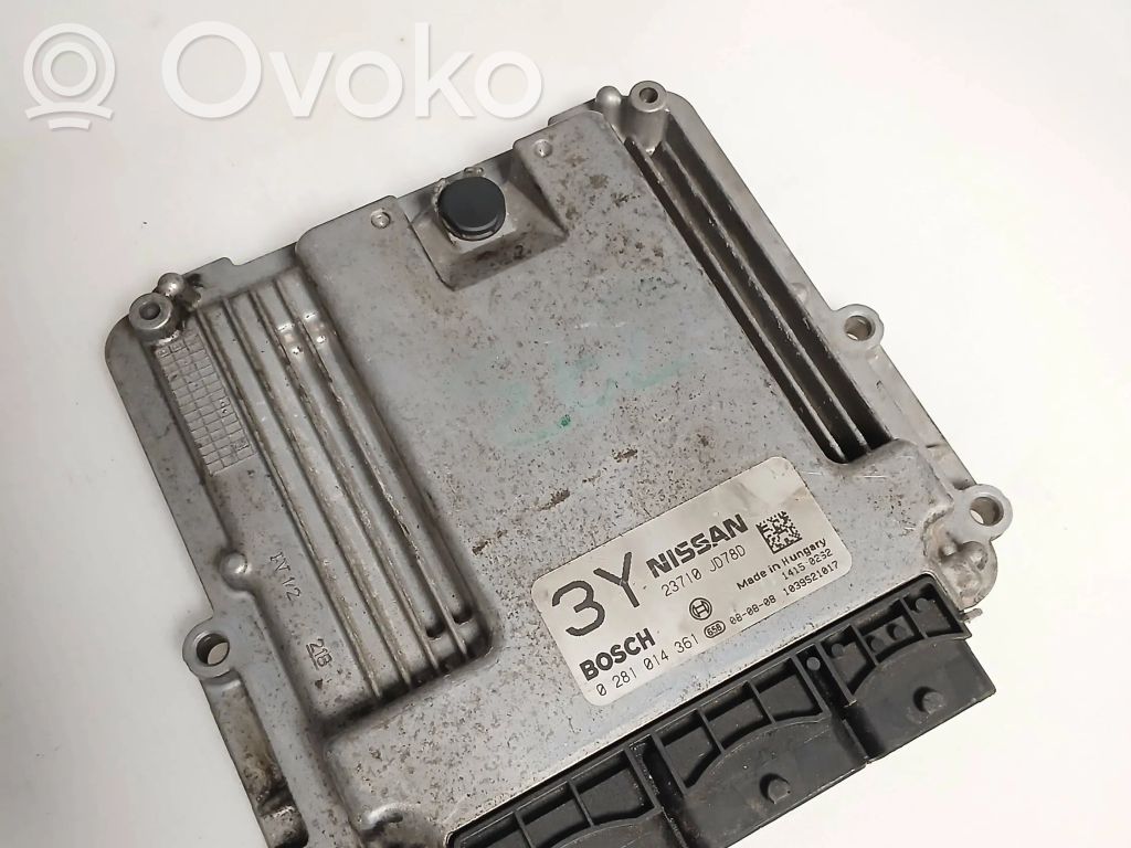 Nissan Qashqai+2 Engine control unit/module 
