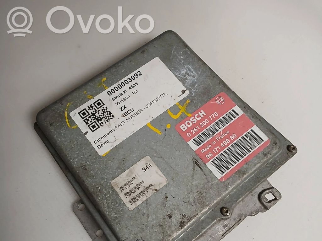 Citroen ZX Engine control unit/module 