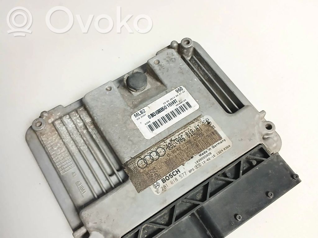 Audi A4 S4 B8 8K Engine control unit/module 