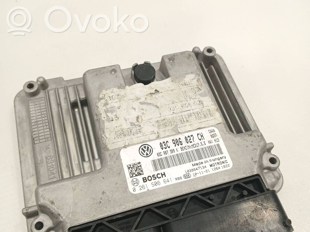 Engine control unit/module   03C906027CH,03C907309K,0261S06641