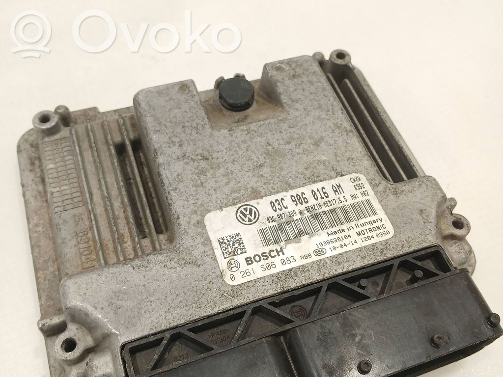 Engine control unit/module   03C906016AM,03C907309A,0261S06083