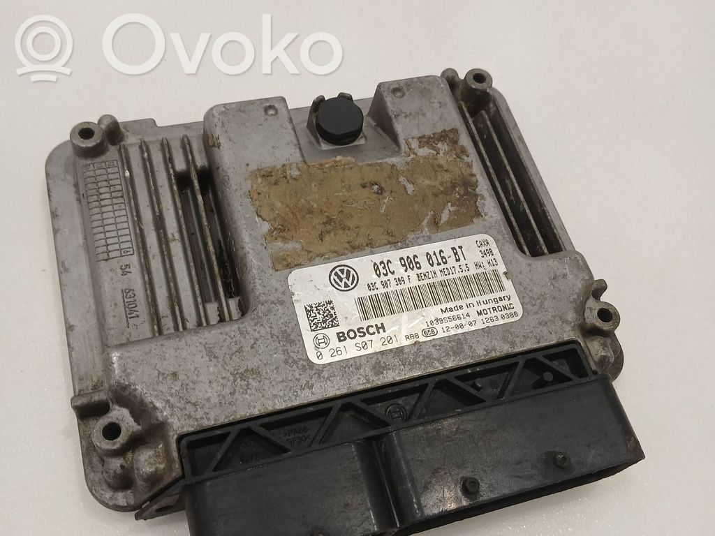 Engine control unit/module   03C906016BT,0261S07201,03C907309F