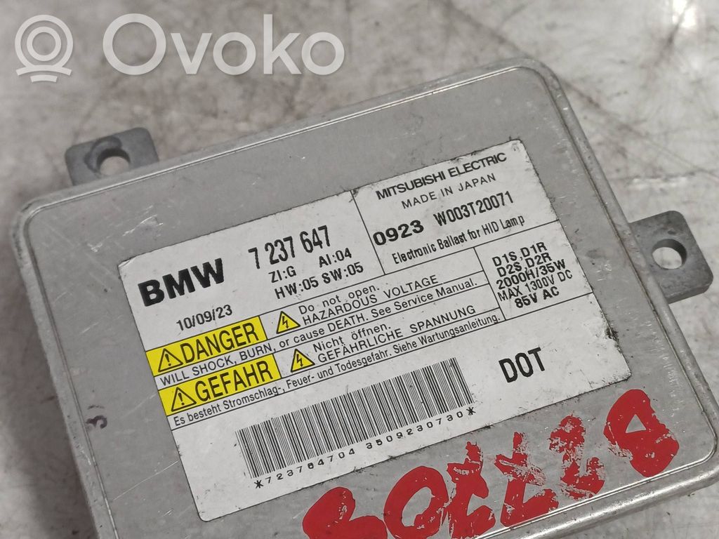 BMW 7 F01 F02 F03 F04 Lastre de faros xenón 
