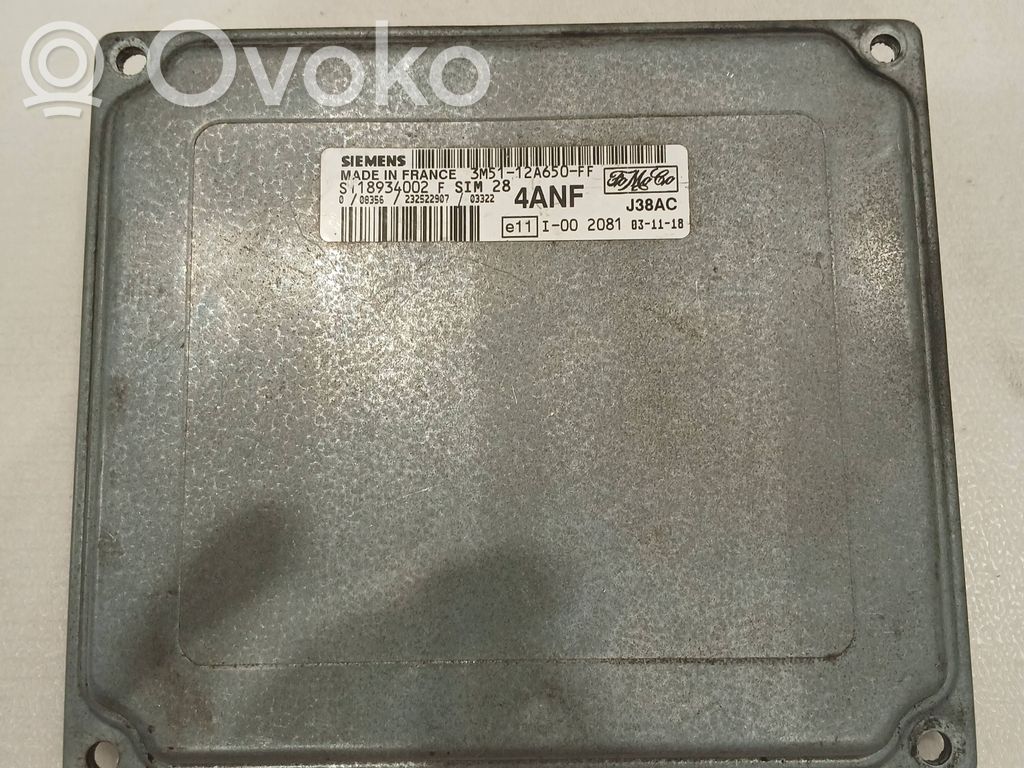 Ford Focus C-MAX Engine control unit/module 
