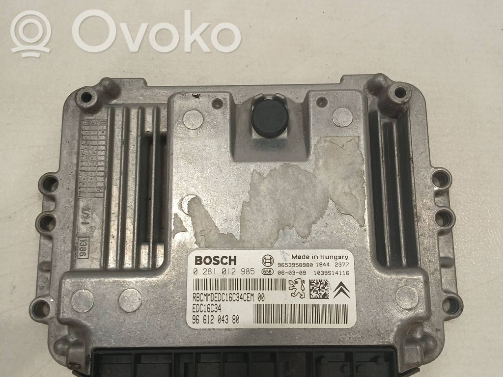 Peugeot 307 Engine control unit/module 