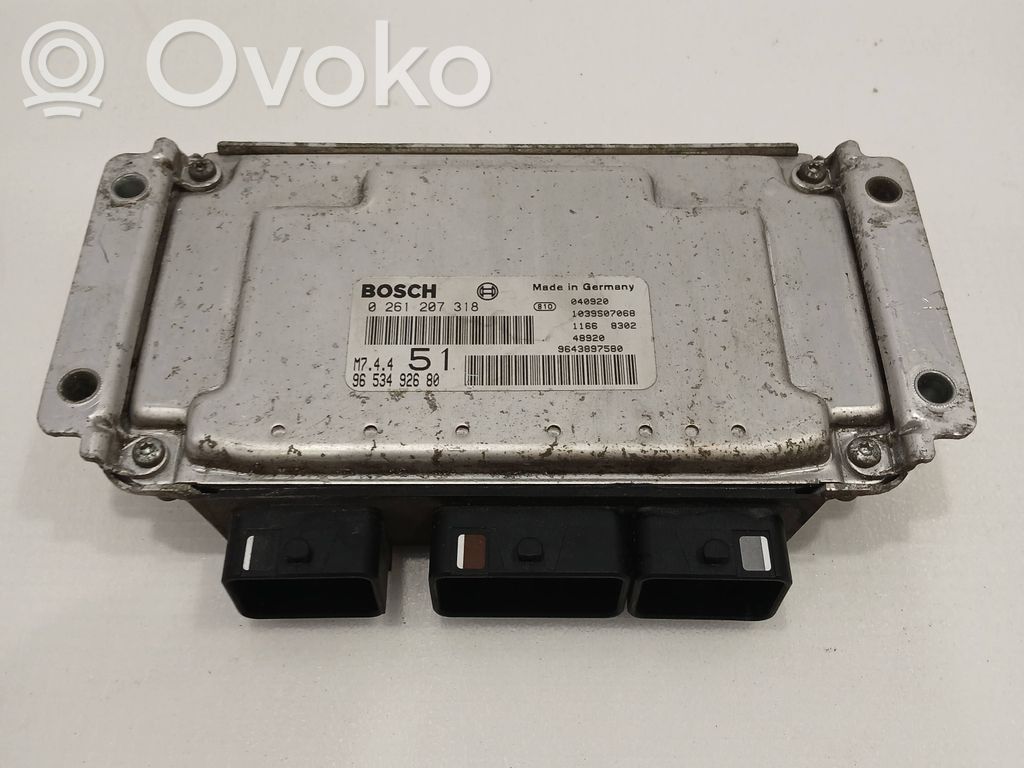 Citroen Xsara Picasso Engine control unit/module 