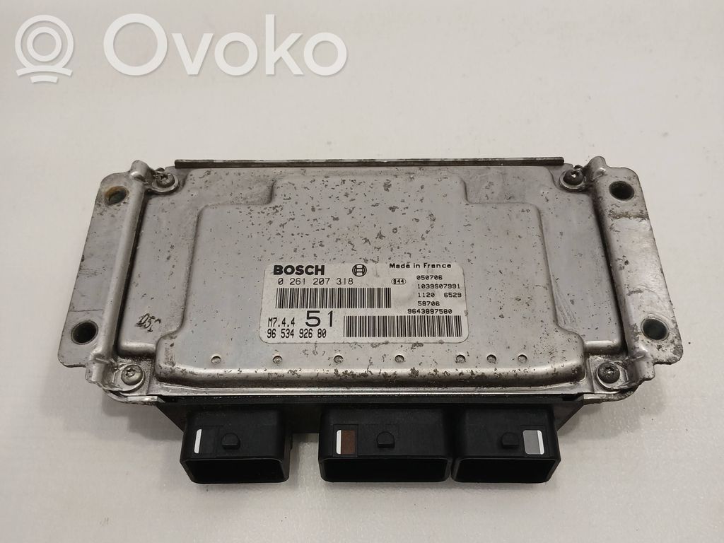Citroen Xsara Picasso Engine control unit/module 