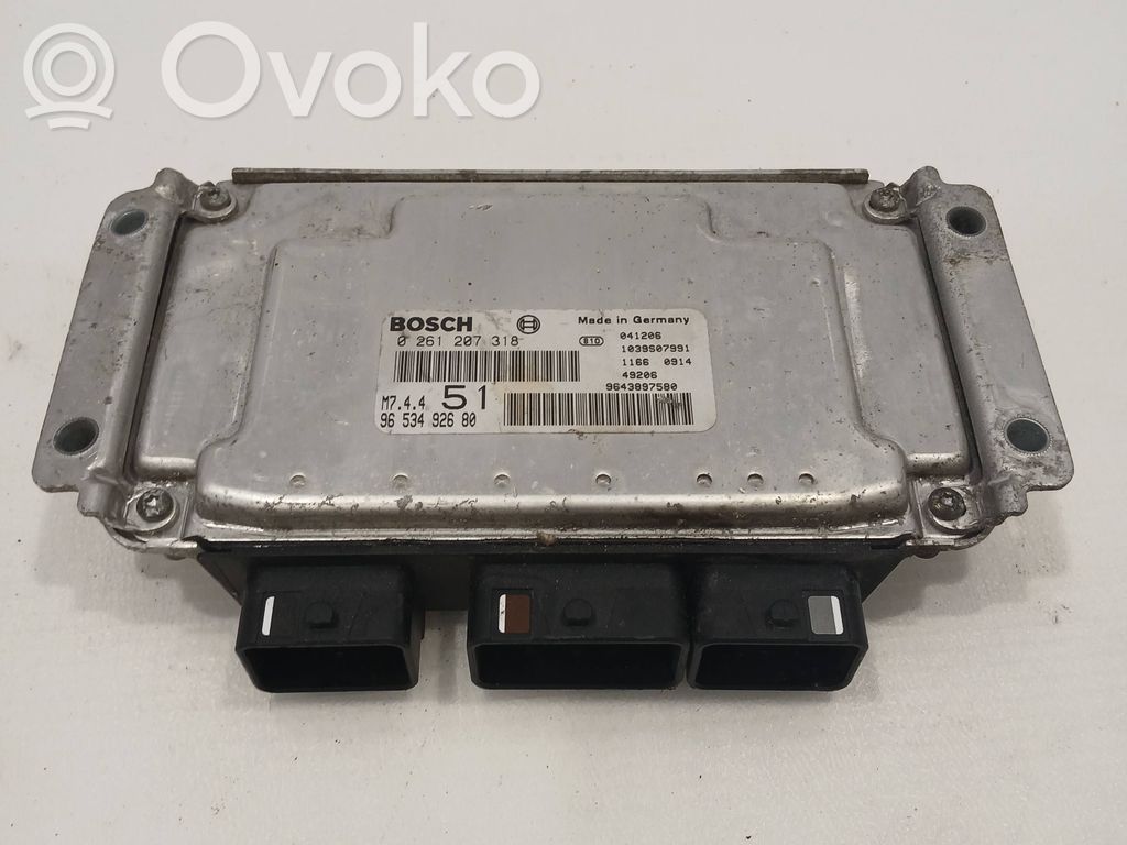 Citroen Xsara Picasso Engine control unit/module 