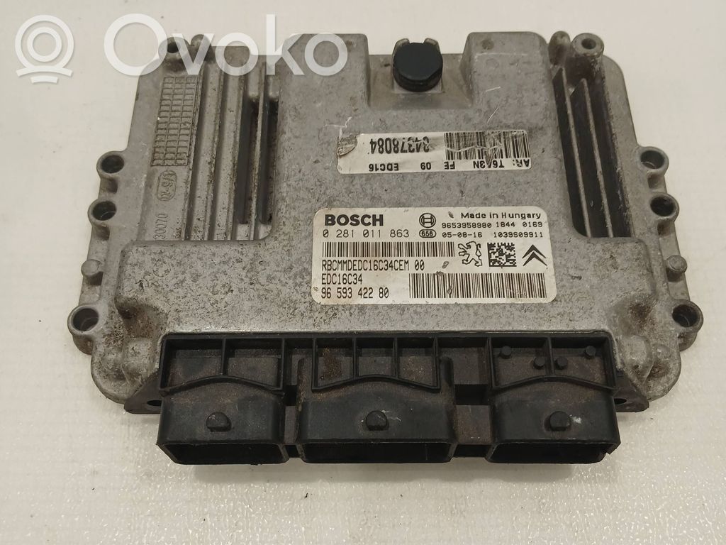 Peugeot 307 Engine control unit/module 