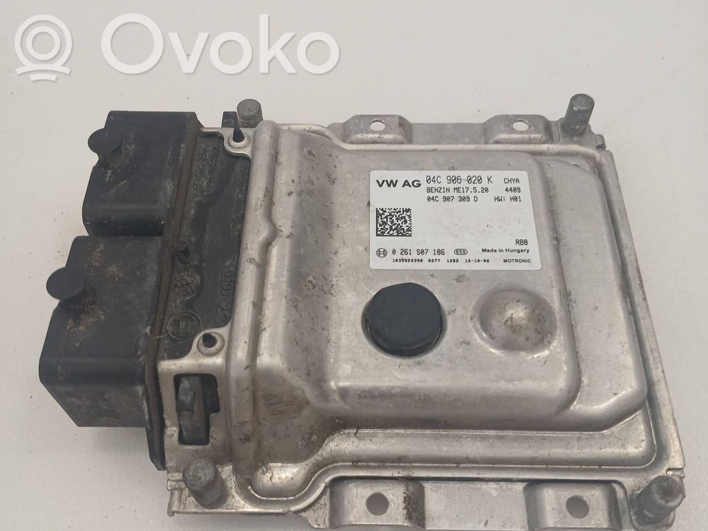 Engine control unit/module   04C906020K,0261S07186,04C907309D