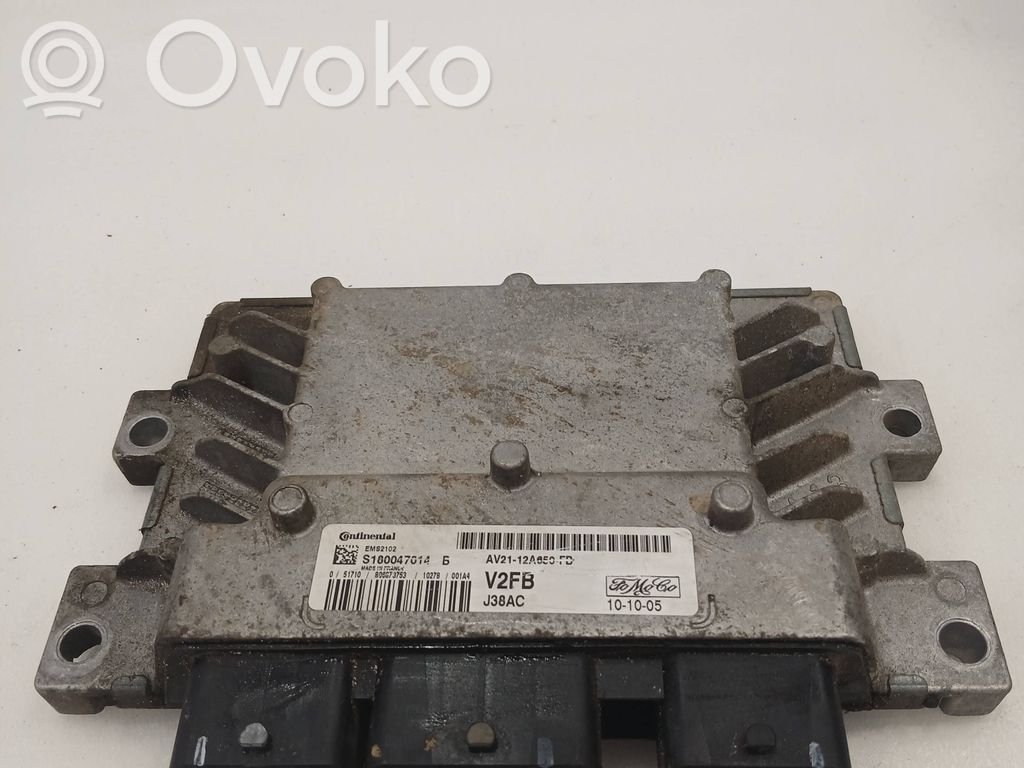 Ford Fiesta Engine control unit/module 