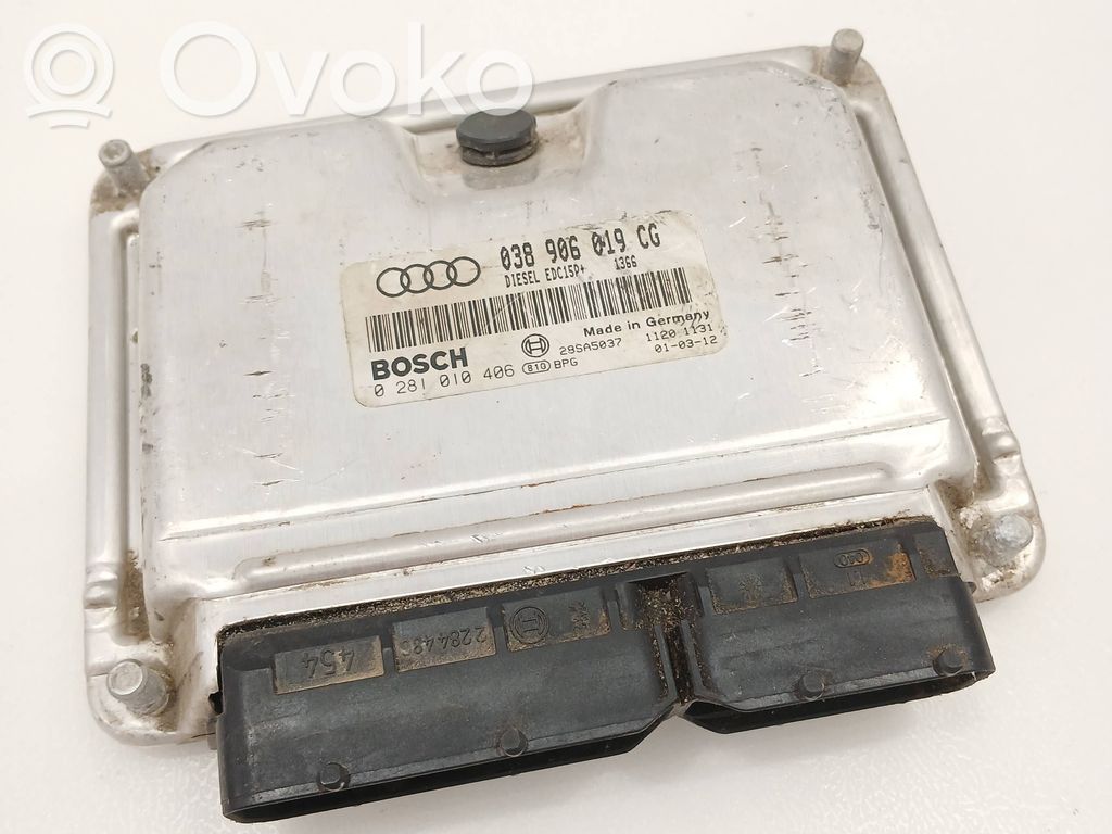 Engine control unit/module   038906019CG,28SA5037,0281010406
