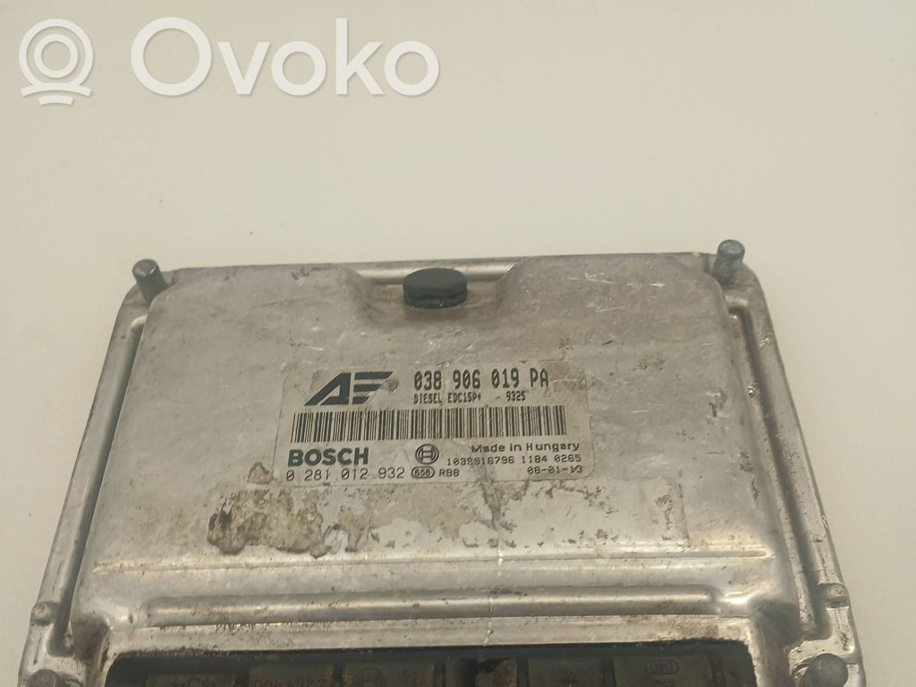 Volkswagen Sharan Engine control unit/module 