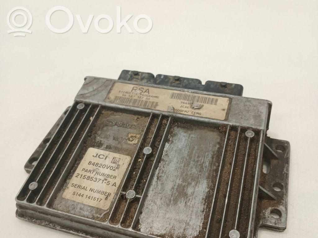 Citroen Berlingo Engine control unit/module 