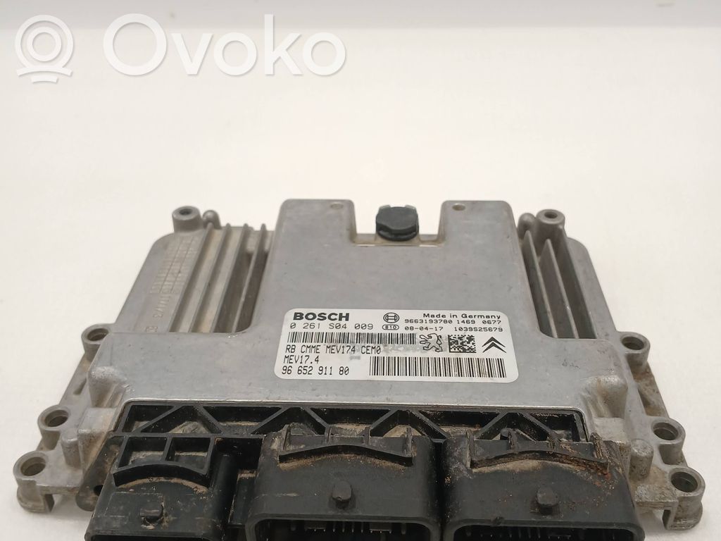 Engine control unit/module   9665291180,9663193780,0261S04009