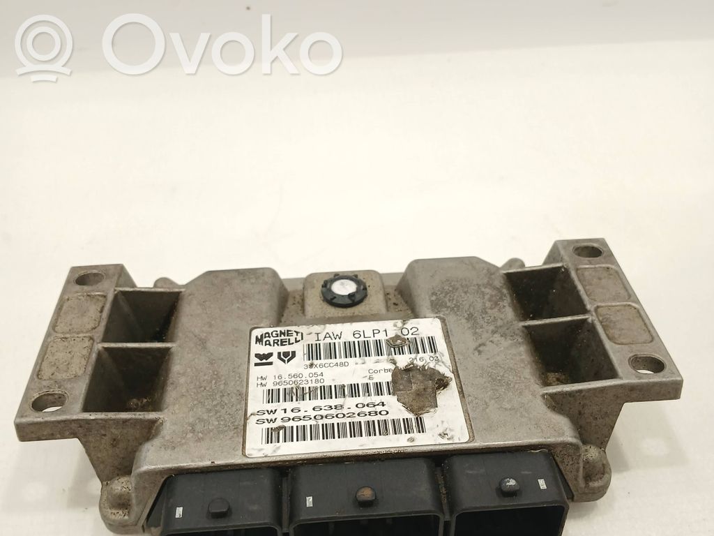 Engine control unit/module   9650602680,39K6CC48D,16638064
