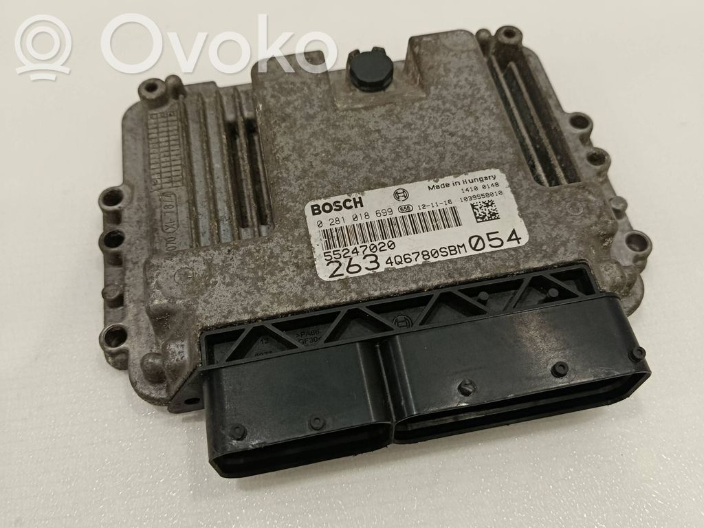 Opel Combo D Engine control unit/module 