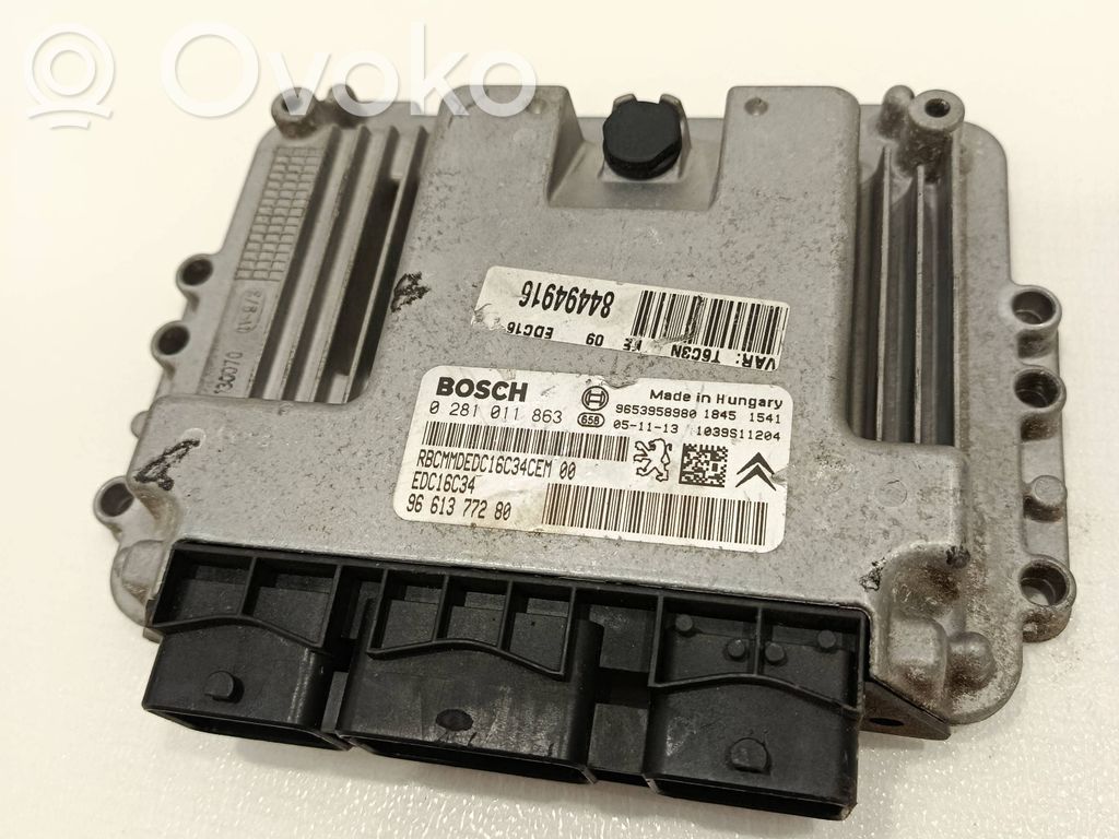 Citroen C4 I Engine control unit/module 