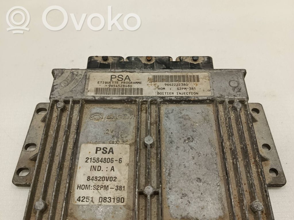 Citroen C2 Engine control unit/module 