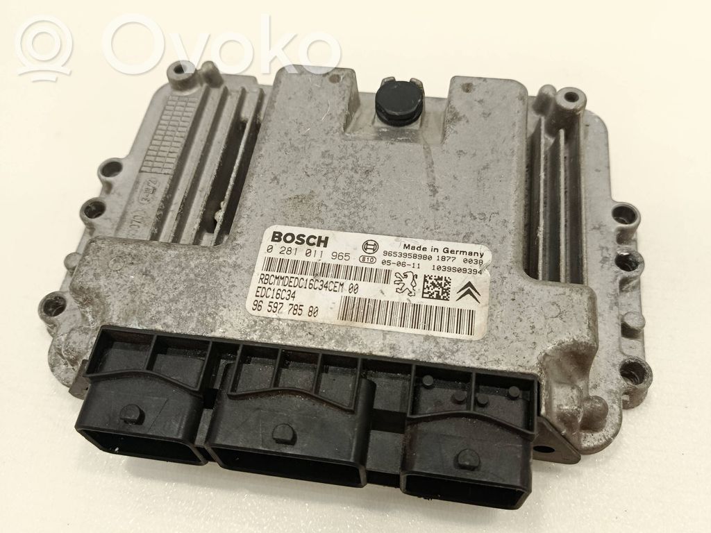 Citroen C3 Engine control unit/module 