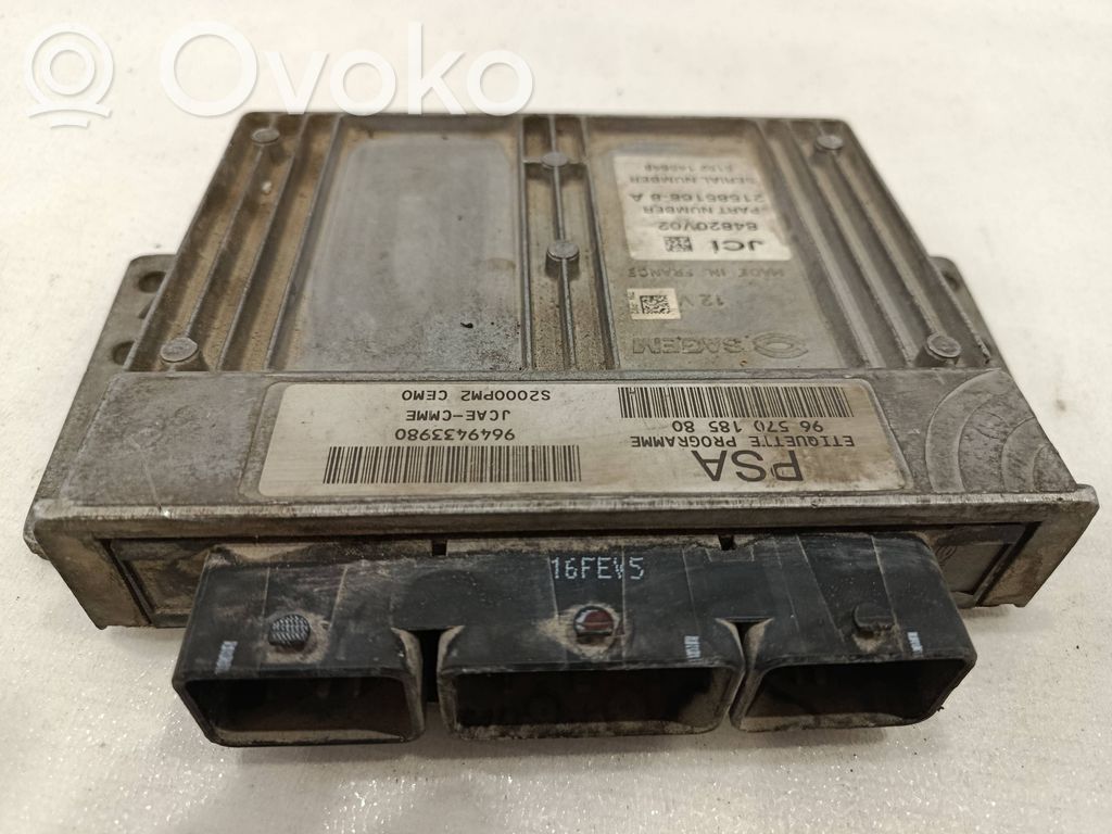 Engine control unit/module   9657018580,84820V02,2145648,215851688A