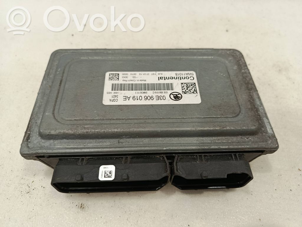 Engine control unit/module   03E906019AE,03E906019C,5WA11018
