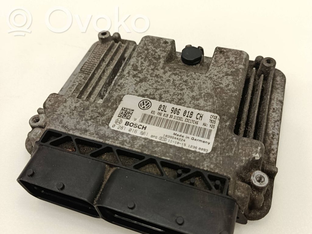 Skoda Superb B6 (3T) Engine control unit/module 