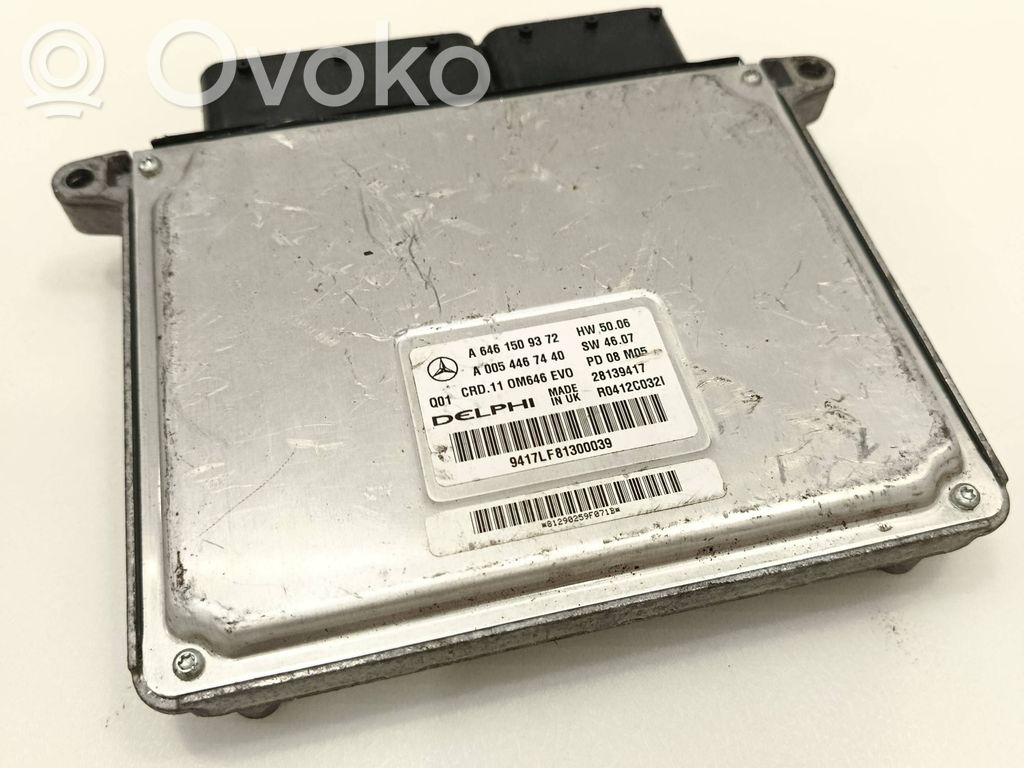Mercedes-Benz C W204 Engine control unit/module 