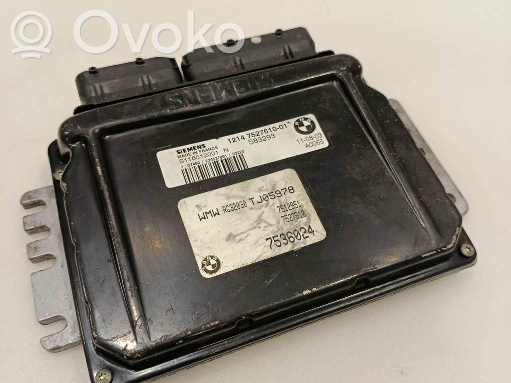 Mini One - Cooper R50 - 53 Engine control unit/module 