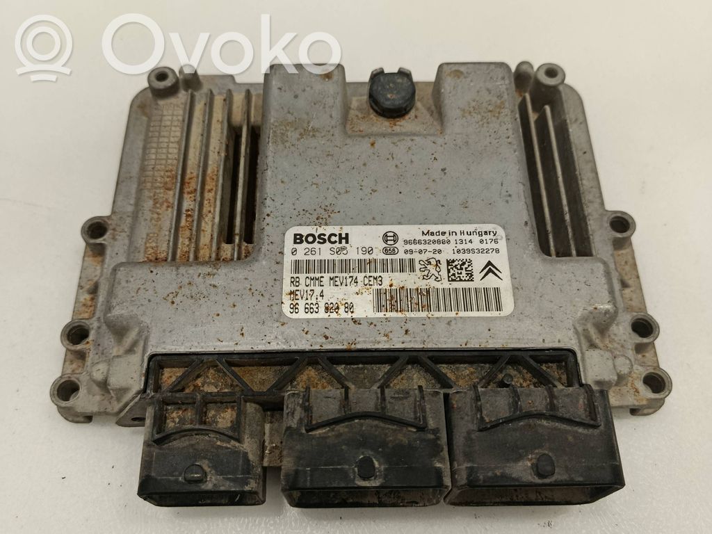 Peugeot 207 CC Engine control unit/module 