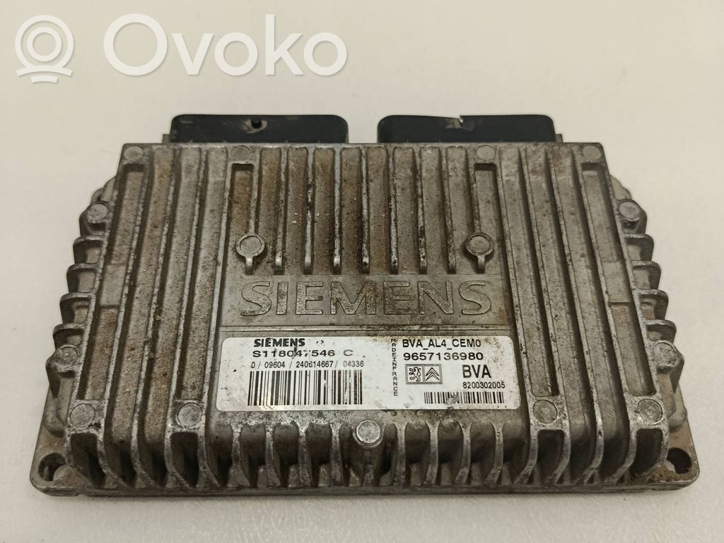 Citroen C4 I Gearbox control unit/module 