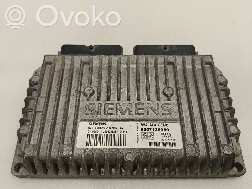 Citroen C4 I Gearbox control unit/module 