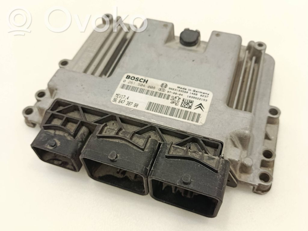Peugeot 207 Engine control unit/module 