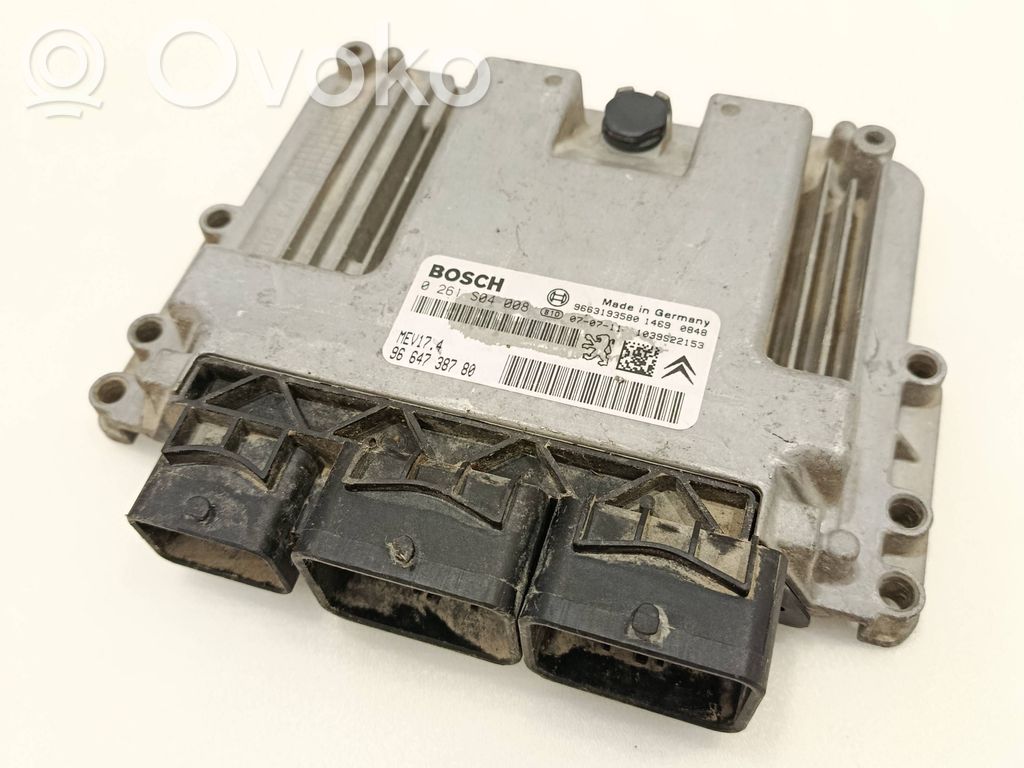 Peugeot 207 Engine control unit/module 