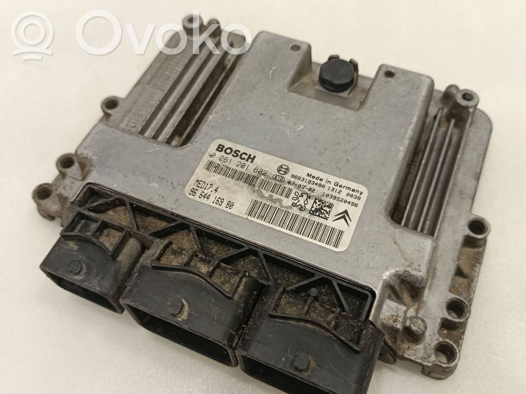 Engine control unit/module   9664416980,9663193480,0261201602