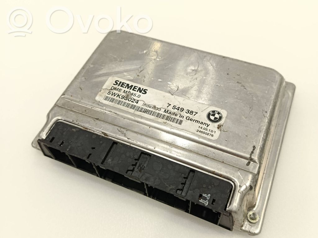 BMW 5 E60 E61 Engine control unit/module 