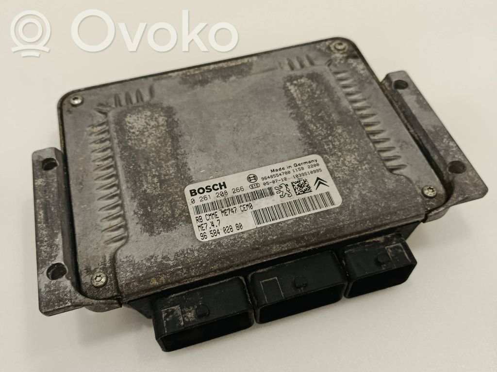 Peugeot 407 Engine control unit/module 