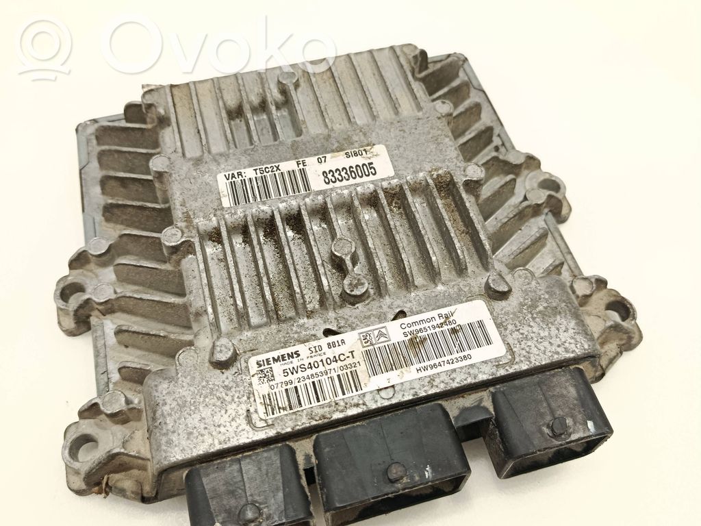 Peugeot 307 Engine control unit/module 