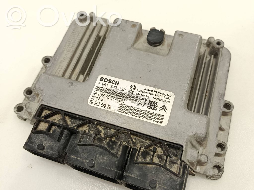 Peugeot 207 Engine control unit/module 
